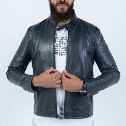 Izmir lambskin (Black / Dark Navy Teal) - Image 9